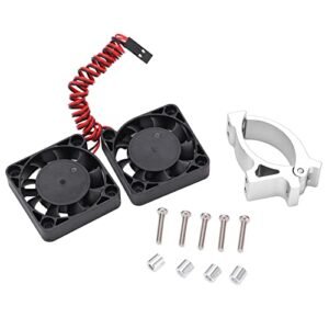 XYZ Brand Small Nitro RC Helicopter Aluminum Alloy Cooling Fan 40x40mm Kit for 4068 4268 4274 4275 Motors Silver