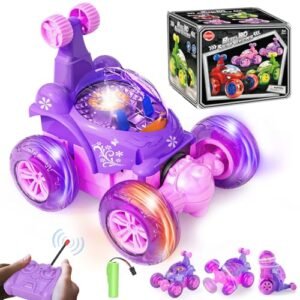YongnKids RC Stunt Car with Duratrax RC Tires Remote Control Toy for Kids 3 12 Years Old