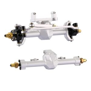 Depron RC Plans SCX24 Axles Upgrade Kit with Brass Weights 103g Aluminum Alloy CVD 52° Max Steering Angle for Axial SCX24 Models