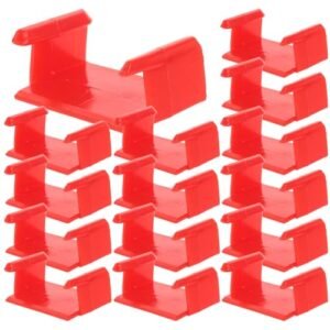 ibasenice 20pcs Race RC Trucks Track Connectors Train Railway Securing Clips Bridge Pier Accessories