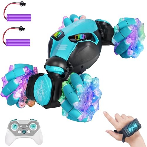 Harga RC Drift Car Gesture Sensing 4WD Stunt Toy for Kids 2.4 GHz Remote Control with Lights Music Off Road 360 Rotation for Boys Girls Ages 6 12