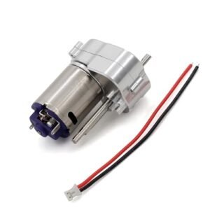 Metal RC Gearbox Upgrade for MN82 LC79 MN78 Truck Crawler 1/12 Scale Vehicles with 370 Motor Silver