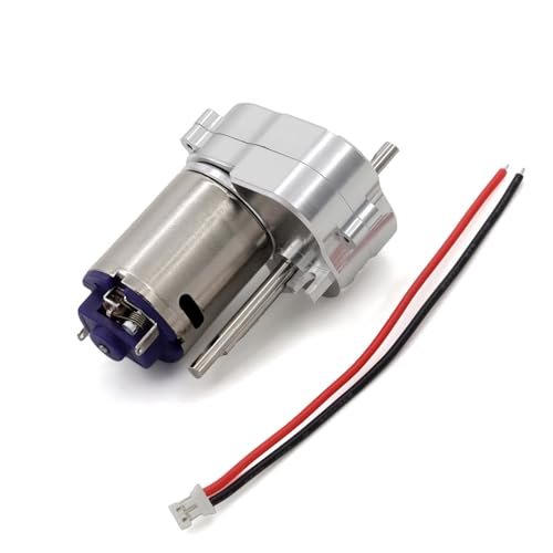 Metal RC Gearbox Upgrade for MN82 LC79 MN78 Truck Crawler 1/12 Scale Vehicles with 370 Motor Silver