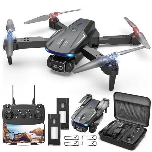 X shop Fly Eagle RC Jets Foldable FPV Drone with 1080P HD Camera 2 Batteries One Key Take Off Land Altitude Hold Headless Mode 360Flip 3 Speed Modes Waypoint Fly