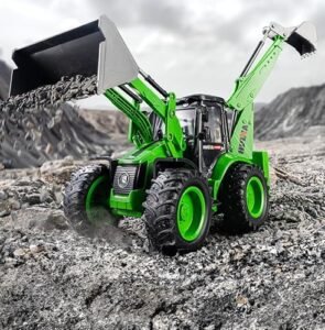 Wheelfun Huana 1 14 1579 Remote Control Backhoe Excavator 2 4G 9CH RC Loader Model s Best Harga Rc Excavator Liebherr 960 Alternative