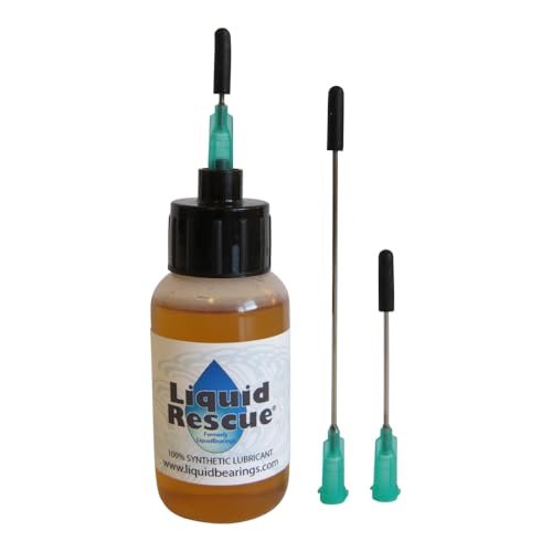 Liquid Rescue 100% Synthetic RC Essential Oil Blend for Drones Helicopters and RC Vehicles 1 oz Bottle with 3 Needles
