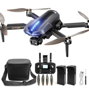 3-Axis Gimbal EIS Drones with Camera for Adults 4K/30FPS, HYTOBP AE8 GPS Drone with Brushless Motor, 2 Battery, Max 56 Mins Flight, QuickShots, Auto Return, Wind Resistance, Carrying Bag