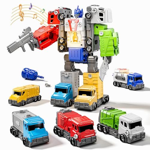 WATUDOU 5 in 1 Transformable Robot Toy for Kids Ages 5 6 7 Does RC Willey Take Old Couches