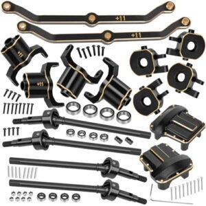 BRCatWPark RC Brass Axle Widening Kit +11mm Each Side for 1/18 TRX4M 4WD Front Rear Axle Covers RC Trucks on Ebay