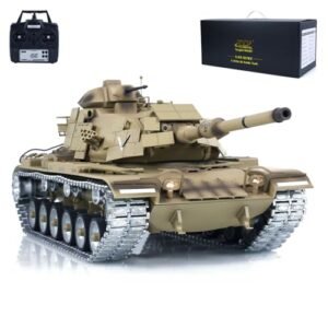 TOUCAN RC HOBBY 1/16 TD RC Tank M60A1 ERA USA Radio Control BB Infrared Battle Toy Metal Wheel for Backroad RC Hobby Enthusiasts
