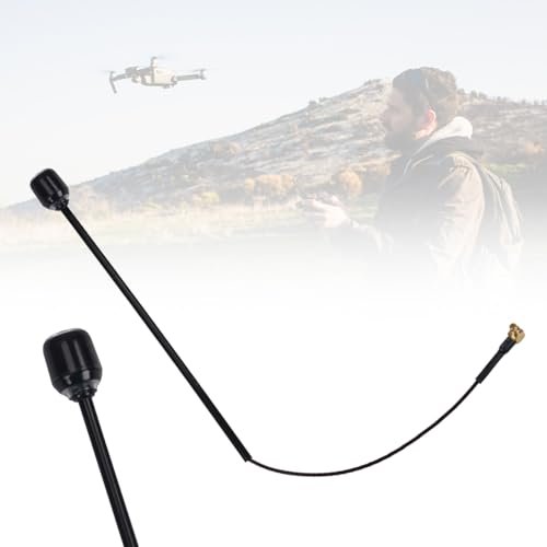 LANTOTEK New Bright RC Boat Parts 4.9G 5.8G 5dBi High Gain Candy UAV Antenna MMCX Elbow Interface FPV Drone Antenna