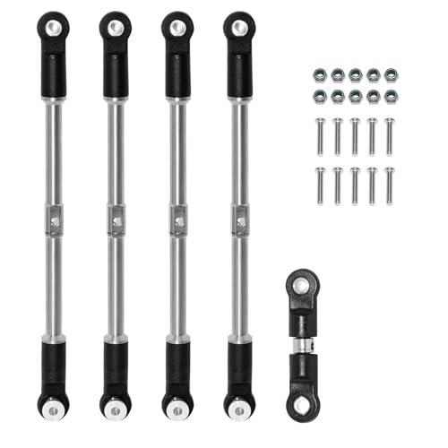 Arrma Kraton Big Rock Outcast 6S Fireteam Notorious Upgrade Parts Bolded Steel Turnbuckle Set 5pcs Black RC Parts Finder