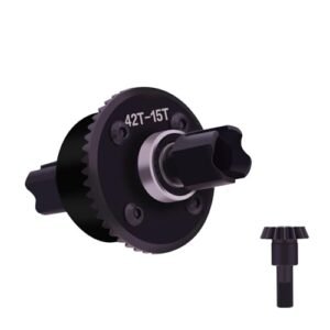 Caterpillar 390D RC 1/8 Scale Mesimsple Front Rear Differential 42T 15T Input Gear Upgrade for Arrma 1/7 1/8 Series Models