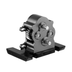 HooCrawler Aluminum Dual Transmission Overdrive Gearbox for FG RC Body LCG Cheater Rigs Capra SCX10 PRO Upgrade