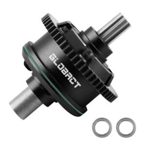 GLOBACT Steel 57T 0.8Mod Center Diff Gear for Arrma 1/10 KRATON Outcast 4S 1/8 Mojave 4S RC Upgrade Parts Replace ARA311165 Perfect for RC Pokemon Enthusiasts