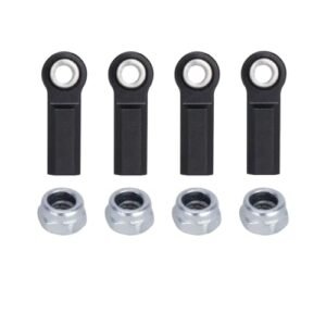 Forum Crawler RC 1 10 Scale M4 Aluminum Chassis Link Steering Rod Ends Set for SCX10 TRX4 Capra VS4 10 Wraith Straight 7 5mm B