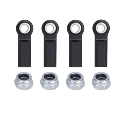 Forum Crawler RC 1 10 Scale M4 Aluminum Chassis Link Steering Rod Ends Set for SCX10 TRX4 Capra VS4 10 Wraith Straight 7 5mm B