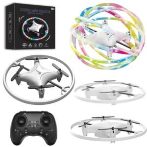 Pilot RC Trainer 90 Mini Drone Quadcopter with LED Lights 360 Degree Flip for Kids Ages 8 12