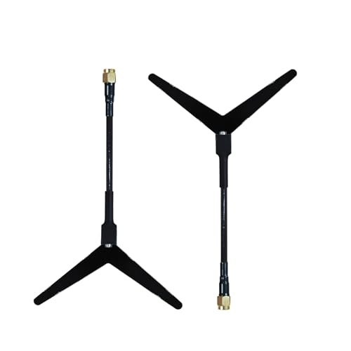 New Bright RC Bodies Y Shaped FPV Antenna SMA Male Head 1.2G 1.3G 1.5dbi for UAV FPV 2pcs