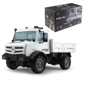 FunXylophy RC Truck 1/16 Scale 2.4GHz Off Road Model with High Intensity Headlights Perfect for RC Willey Carpet Outlet Enthusiasts