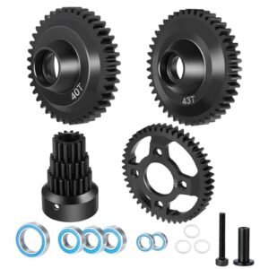 BRKRC Steel 3 Speed RC Car Gear Metal Clutch Set for Hot Wheels RC Nitro Speeders eBay 1/8 Kyosho Mad Force Kruiser Nitro Crusher FOXX USA1 Upgrade Parts 40T 43T 46T