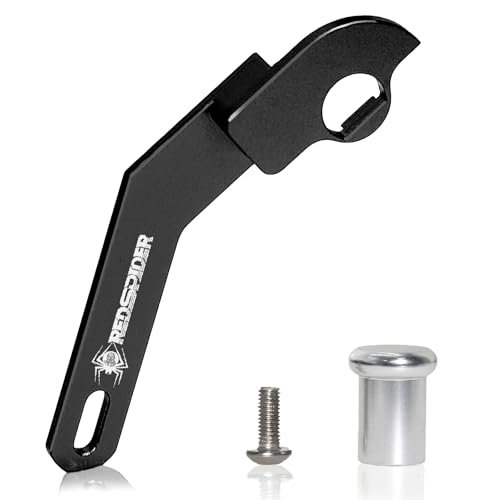 REDSPIDER RC Wheel Spacers Alloy Steering Wheel Trigger One Hand Control Accessory for Radiolink RC4GS RC6GS Black