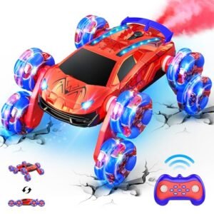 Yeriayha Evo 9 RC Drift Car 8WD Stunt Remote Control Toy for Kids Ages 8 13 Rechargeable Racing Car with LED Lights