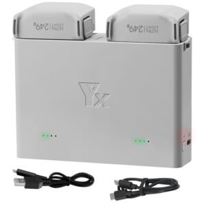 DJI Mini 4 Pro Mini 3 Series Battery Parallel Charger Two Wheeler RC Accessories with Two Way Charging Hub
