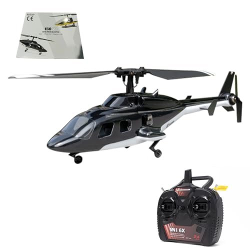 PLAYBUDDY F150BL V3 Airwolf RC Helicopter Model Kit with LED Lights and 6 Axis Gyro RTF Version