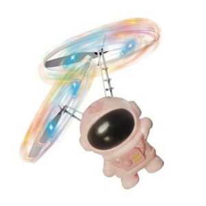 JTLB Helicopter Toy with LED Lighting for Flying Tigers RC Club Kids Roseate Flying Spaceman Drone