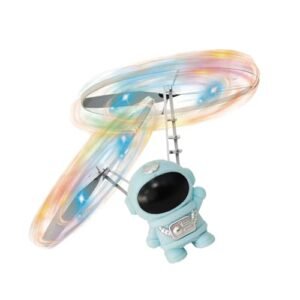 JTLB Flying Pilgrims RC Club Helicopter Toy with LED Lighting and Infrared Induction for Kids Blue