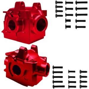 XZSNLYZ D Cut RC 200 Parts Aluminum Transmission Case Gearbox for 1/10 Slash Rustler Stampede Hoss VXL 4X4 XO 1