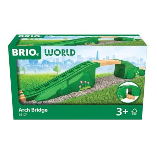 BRIO World RC Travel Train Arch Bridge Toy Train Set Accessory for Kids Aged 3 Years Up
