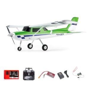 Fms Ranger Reflex V3 Green 1220mm RC RTF Airplanes for Beginners with Transmitter Battery Charger
