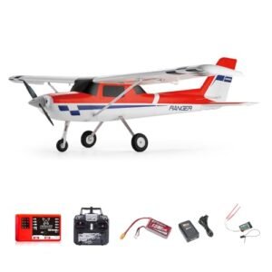 Fms 1220mm Ranger Reflex V3 Red RC Hobby Planes Ready To Fly with Remote Control Battery and Charger for Beginners