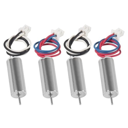 XIITIA 4pcs 615 6x15mm 19000KV Brushed Motors for Tiny Whoop Drones and Model Aircraft