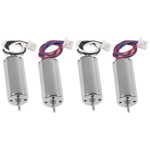 XIITIA 4pcs 716 7x16mm 19000KV Brushed Motors for RC Motors Inc Compatible Drones and Toys
