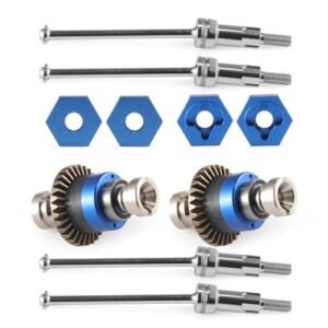 High Performance RC 135V W Rivet Joint Aircraft Model Differential and CVD Axle Set for ARRMA 1/18 Granite GROM and Mojave