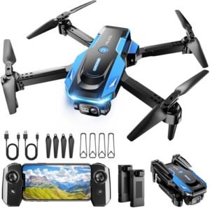 SkyTech RC Quadcopter with Camera 1080P HD Foldable Drone with Voice Gesture Control and 3D Flip for Kids Adults Beginners