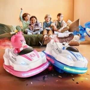 Veeniix V998 Dude Perfect RC Car Battle 2 Players Remote Control Ejecting Bumper Cars with Music Lights for Kids Ages 8 Plus