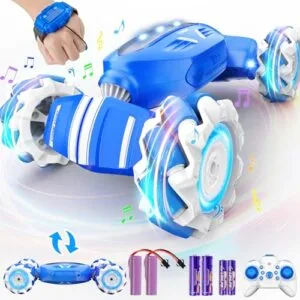 Loiley Best Nitro RC Cars 2 in 1 Remote Control Stunt Car with Gesture Sensing 4WD 2.4Ghz for Kids Ages 6 8