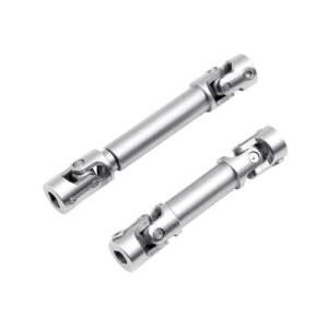 2Pcs Stainless Steel Universal Joint Drive Shafts for Redcat RC Lowrider Parts Ascent 18 Upgrade