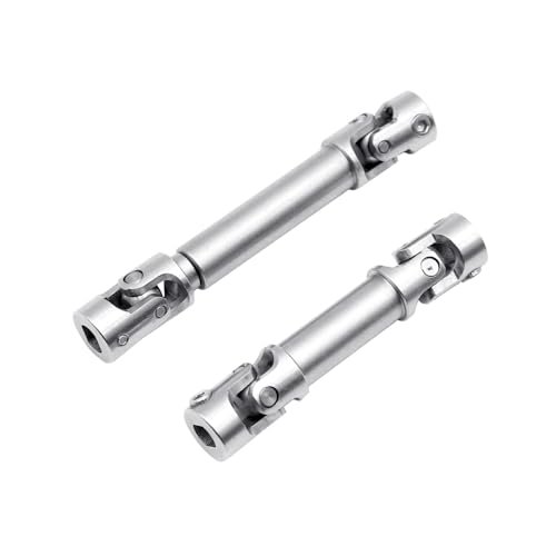 2Pcs Stainless Steel Universal Joint Drive Shafts for Redcat RC Lowrider Parts Ascent 18 Upgrade