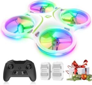 SkyRider X1 RC Flying Motorcycle Toy for Kids and Beginners with LED Lights 360 Flips and 2 Batteries