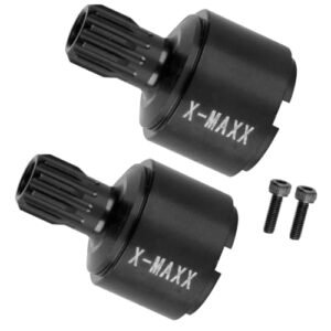 Fiberglass Specialties RC Parts 2Pcs Heavy Duty Drive Cup Upgrade for 1 5 XMAXX 8S 77086 4 XRT 8S 78086 4 Black