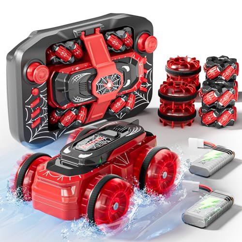 Mini Spider Amphibious RC Car for Kids with 2 Type Wheels and 360° Rotation Water Mode Ideal Gift from St Peter in Chains RC Church Doncaster