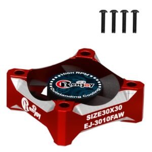 RCENJOY 28000RPM Aluminum Alloy Cooling Fan for Nitro RC Car Motor 1/8 1/10 540 550 F540 3650 3660