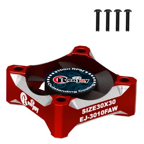 RCENJOY 28000RPM Aluminum Alloy Cooling Fan for Nitro RC Car Motor 1/8 1/10 540 550 F540 3650 3660