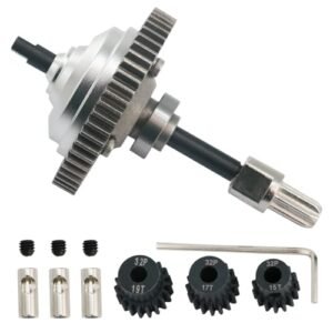 Traxxas Steel Center Differential Replacement 6780 with 54T Spur Gear for Hoss Rustler Slash Stampede 4X4 Models