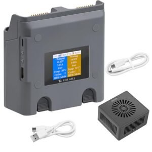 LYONGTECH LCD Dual Charger for DJI Air 3S and Air 3 Battery RC Plane Storage Solutions
